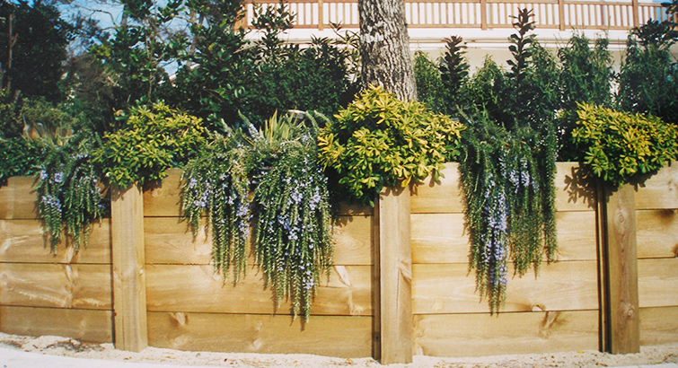 Palissade bois clôture bois bordeaux arcachon