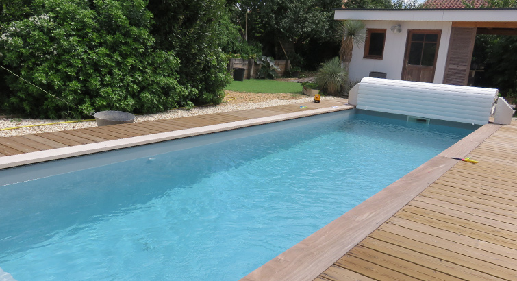 terrasse bois piscine bordeaux merignac