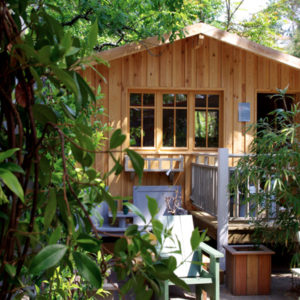 Cabane ossature bois