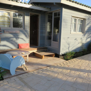 Cabane ossature bois et terrasse bois
