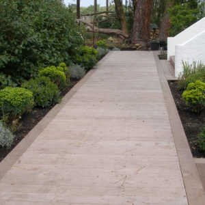 Chemins d'accès bois