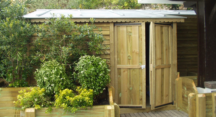 petit abri de jardin ossature bois sur mesure